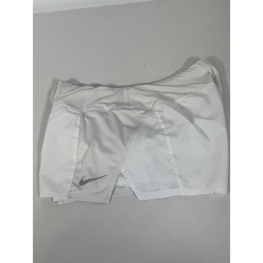 Nike Dri-FIT Running Shorts‎ Athletic Gym Fitness White Shorts L